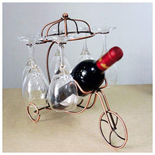 YKW Creativo Wine Rack Bottiglia di Vino Rosso portaocchiali appende Upside-Down Coppa Calici Display Rack (Color : Bronze)