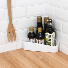 FQYYDD Treppiede da Bagno 1Pz Scaffale da Bagno Scaffale da Parete Treppiede da Cucina. Grigio Chiaro
