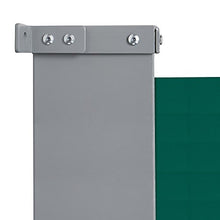 Nemaxx SCA180 Frangivento Tenda Laterale Verde Tendino 180x300 cm Telaio Verde cassoneto Grigio