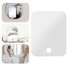Luxshiny Specchio da Doccia Antiappannamento Specchio da Barba Bagno Senza Nebbia Specchio per Il Trucco Specchio Cosmetico per La Decorazione Della Camera da Letto 17. 3Cmx13. 2 Cm