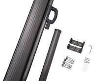 MVPOWER Tenda Laterale, 300 cm x 180 cm Tenda da Sole Laterale, Tenda da Esterni per Privacy, Tenda a Scorrimento Laterale per Protezione da Sole da Giardino/Balcone /Terrazzo,Nero