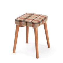 MKXF 46CM Panca in Legno massello Sgabello Cuscini Sgabello Piccolo Sgabello da Bar Panca