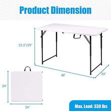 Tavolo da Picnic all'aperto Tavolo da Campeggio Pieghevole all'aperto, Altezza Regolabile Tavolo da Picnic Portatile per casa, Patio, Giardino, Spiaggia BBQ Party Table (Color : A)