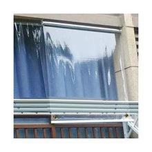 GDMING Tende con Occhielli Antivento, Impermeabile Resistente alle Intemperie Robusto Telo, 0.5mm Spessore Trasparente Copertura della Finestra Plastica Partizione, 36 Dimensioni