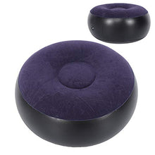 BHDD Sgabello Gonfiabile Pieghevole, Cuscino Poggiapiedi Sedia da Campeggio per Esterni Portatile Sedia Rotonda, con Fondo Rinforzato Durevole, per Dormitorio Home Office, Bambini Adulti, Aeroplano