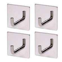 oFami Ganci Portasciugamani,Gancio Adesivo,Cappotto Gancio Del Tovagliolo Acciaio Inox Bagno Cucina 3m Autoadesivo