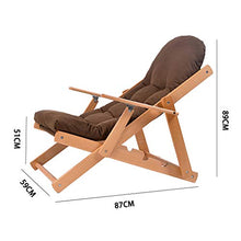 Brown Personality Adult Single Balcony Sedia Pieghevole da Giardino Reclinabile
