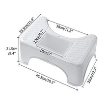LTINN Sgabello da Toilette, poggiapiedi Multifunzionale Ispessito, artefatto Tozzo per Adulti e Bambini, Sgabello per WC in plastica da Toilette per Donna Incinta