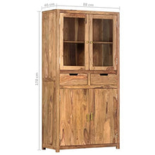 vidaXL Credenza 88x40x170 cm in Legno Massello di Sheesham