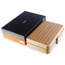 Cigar Box di stoccaggio Innovativa Comodo Blocco Cigar Humidor Grande capacità di Alluminio in Lega di magnesio Caso Legno di Cedro Cigar Box Perfetto da Usare in Ufficio e Camera da Letto