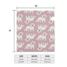 Bichon Fris - Copertura magnetica per cassetta postale con design unico, per giardino, cortile, dimensioni standard, 53 x 45 cm