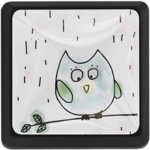 Cartoon Rainy Pomelli per Porta Set di 4 Pomelli per Mobili Manopole per Cassetti Cucina Armadio Vetro