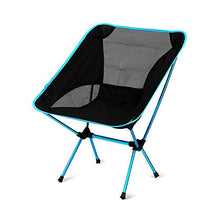 Oeternity Sedia Pieghevole Portatile da Esterno Ultra-Leggero, Portatile, Traspirante E Confortevole, Molto Adatto per attività All'aperto, Campeggio, Escursionismo, Picnic, Pesca,Sky Blue