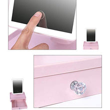 Specchio Il Trucco, Specchio Trucco a LED Portatile Specchio Specchio riempimento Specchio vanità Illuminato Desktop Specchio Bellezza Specchio cosmetico Semplice Trucco, rasatura e Cura del Viso