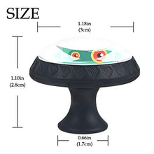 Set di 4 maniglie rotonde per armadio da cucina, credenza, cassettiera, cassettiera, con viti, per cucina, comò, armadietto, bagno, armadio