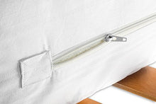 V.I.P. Very Important Pillow V.I.P. Sacco Coprimaterasso in Cotone Fasciato Lavorazione Jacquard con Zip, Facile da Infilare, Matrimoniale cm 170 x 200 h. 27 cm, Cerniera su 3 Lati, 22