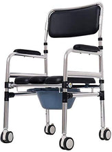 Goccia Braccio da Toilette con Sedile e Schienale Imbottiti, Goccia Le Armi for Un Facile trasferimento, Stand Alone Bed Side Commode e Over The Commode igienici