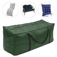 Sundeep - Cuscino da giardino, 173 x 76 x 51 cm, in tessuto Oxford 210D, grande protezione per patio (verde)