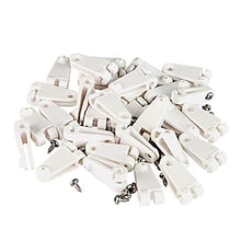 Windhager barile Gancio a Botte per Il Fissaggio di Vele, Tenda da Sole in Corda, 30 Pezzi Set con Viti in Acciaio Inox, 10701, Bianco, pz