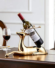 JL Deer Holder Forma Vino Wine Rack scaffale Scultura in Metallo pratiche Home Decorazione Mestieri