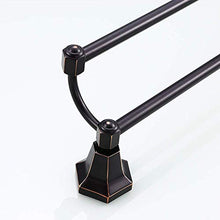 JKCKHA Northern Europe. Bella Retro Black Bold Angoli arrotondati Rame Drill Hole Bagno Hotel Bathroom Rack/mensola/portasciugamani Multifunzione