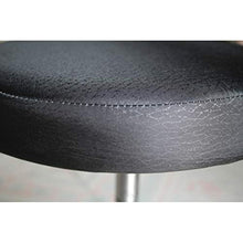 Wakauto coprisedile Tondo per Sgabello,Fodere per Sgabello da Bar Tondo Lavabile Sedia Jacquard Coprisedile Nero