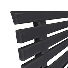 Tidyard- Panchina da Giardino in Plastica, Giardino Sedia 145,5x49x74 cm Antracite