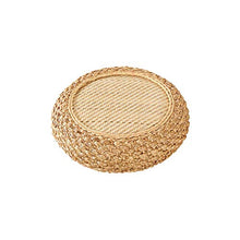 LTINN Cuscino per Sedile Piatto Imbottito, Traspirante e Ecologico, Cuscino in Tatami Intrecciato a Mano Ideale per Zen, Pratica Yoga o Meditazione del Buddha