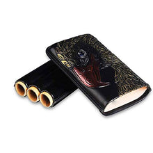 ZYING Viaggi Portable Cigar Humidor - Leather Cigar Box di stoccaggio Seal Design Cigar idratante Set