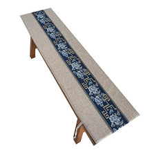 Cuscino per panca in lino addensato, cuscino per sedia lungo in spugna con lacci, cuscino per divano da patio, cuscino per sgabello, imbottitura per sedile esterno sostenibile D 30x150x3 cm