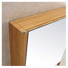 haozai Specchio da Bagno Specchio Arredobagno con Cornice (60 X 70 X13 Cm) pensile Bagno Sospeso,Specchio Contenitore Bagno,con Portasciugamani,Marrone 20