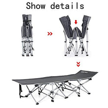 LLSS Lettino Prendisole in Metallo, Lettino Pieghevole con Set di Cuscini, Letto Portatile Pieghevole da Dieci Piedi Carico statico
