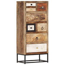 FAMIROSA Cassettiera 45x30x105 cm, in Legno Massello di Recupero