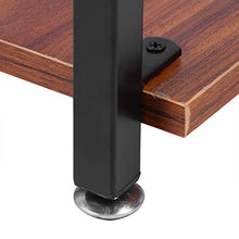 GOTOTOP Tavolino Industriale,Tavolini da Divano con ripiano,Tavolino Portariviste,Tavolino in Legno Vintage,Tavolino Laterale da Divano,Piccolo Tavolo da caffè per Salotto,60x60x58.5 cm