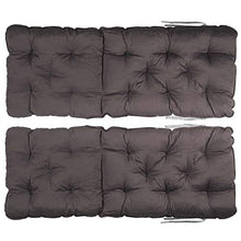 Meerweh Mare WEH Set con Schienale Alto Cuscino, Schiena Adattatore CA 70 cm, Cuscino Imbottito, Grigio, 120 x 50 x 10 cm, 74092