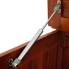 Deuba Cassapanca in Legno 85x44x48cm Vano Contenitore e Coperchio Baule Salvaspazio Pistone a Gas