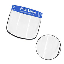 Milisten Visiera di Sicurezza 2 Pezzi Antiappannamento Antispruzzo Visiera Integrale in Plastica Trasparente Visiera Protezione per Gli Occhi per Cucina da Ufficio All'aperto con Logo Parole Inglesi