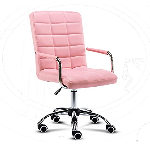 zvcv Sedia Girevole Sedia Girevole Altezza Regolabile Sedia da Scrivania Computer Sedia Schienale per Riunione Sedia Ufficio A Casa Sala Studio Niture, Nero