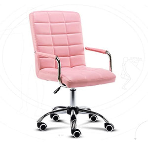 zvcv Sedia Girevole Sedia Girevole Altezza Regolabile Sedia da Scrivania Computer Sedia Schienale per Riunione Sedia Ufficio A Casa Sala Studio Niture, Nero