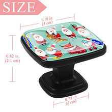 Grande collezione di Babbo Natale Simpatici personaggi dei cartoni animati Pomelli per Porta Set di 4 Pomelli per Mobili Manopole per Cassetti Cucina Armadio Vetro