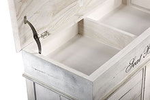 HoitoDeals - Sgabello con 2 cassetti, per casa e ufficio