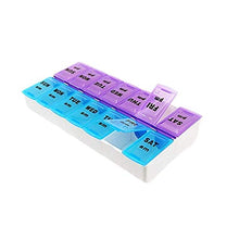 7 giorni pillole scatola vitamina medicina tablet dispensatore organizzatore settimanale stoccaggio
