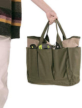 Namvo Garden Tool Kit, Grande Borsa da Giardino con Tasche Multiple per Kit di Attrezzi da Giardinaggio, Borsa per Attrezzi da Giardino (Verde + Kaki)