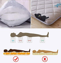 Futon Furniture - Materassi tradizionali giapponesi per il pavimento, pieghevoli, per yoga, singoli, doppio spessore di 7 cm, 100 x 200 cm, 90 x 200 cm