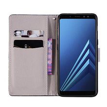 Bear Village® Galaxy A5 2018 Cover, Alta qualità Custodia in Pelle con TPU Antiurto Interno Caso, Funzione Stand, Magnetica Cover per Samsung Galaxy A5 2018, Farfalla