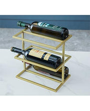 JL Tabletop scaffali Vino, controsoffitto Wine Rack, Wine Rack Holder Home Décor Pranzo Rack Accent Vino magazzinaggio for Il Vino di stoccaggio