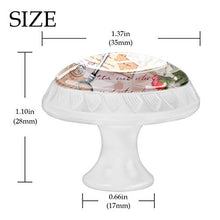 Lettera scritta a mano 4 PCS Pomelli per Porta, Pomolo per Mobile, Pomelli per Mobili con Viti, Maniglia per Armadietto, Pomelli per Porta, Pomelli per Cassetti per Porta, Armadio, Cassetto e Credenza
