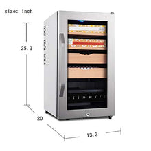 XJBHRB Armadio per Sigari Elettronico, Risparmio Energetico, Scatola per Sigari di Grande capacità Set, 2 Ripiani in Legno + 2 Cassetto
