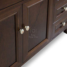 Shop Chic Mobile Bagno in Legno Base con cassetti Specchio applicchi lavabo 105