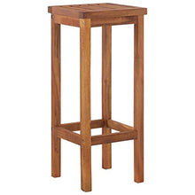 vidaXL 2X Legno Massello di Acacia Sgabelli da Bar Sedie da Giardino Bistrò